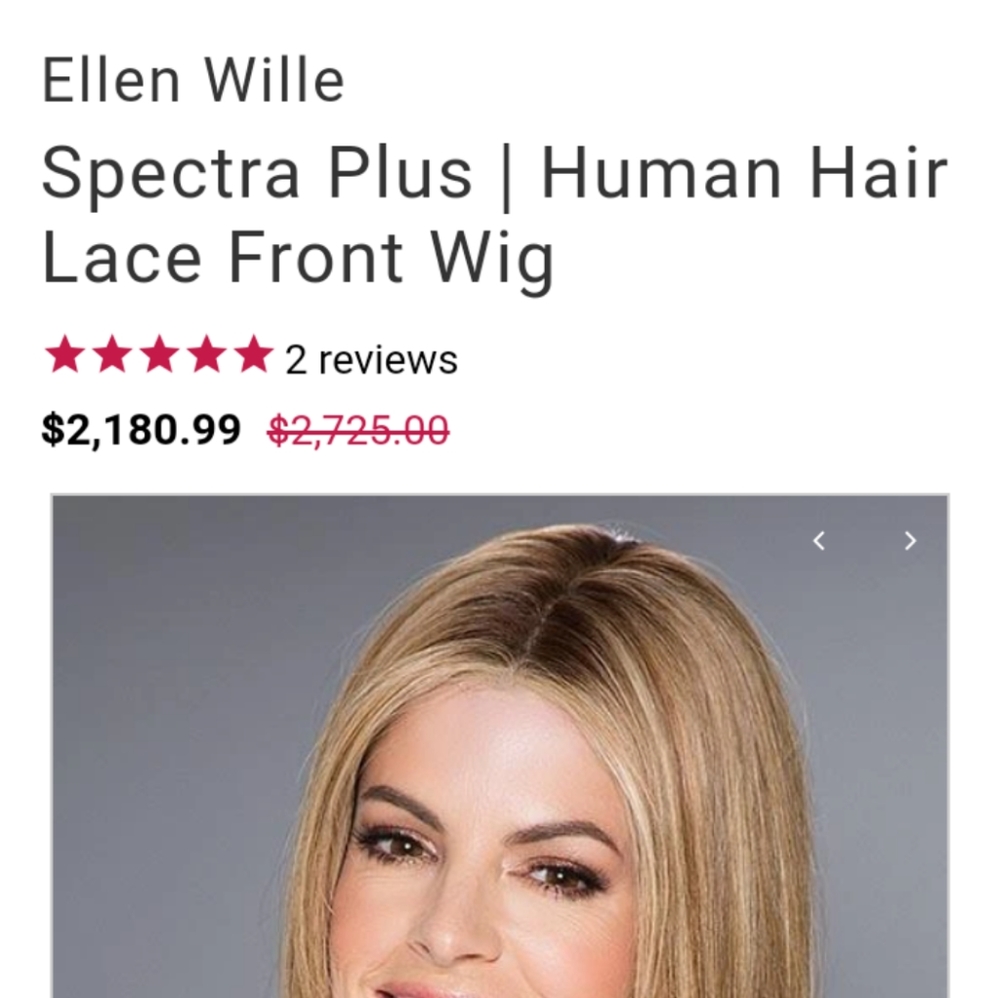 Real human hair wig